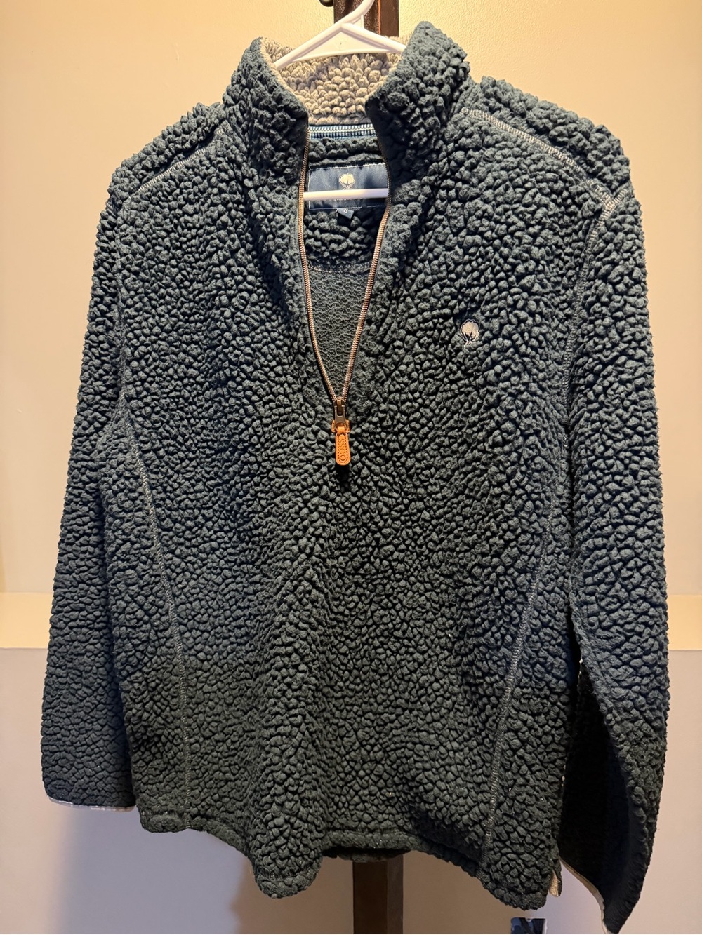 The Southern Shirt Company Navy Sherpa-Lined Quarter-Zip